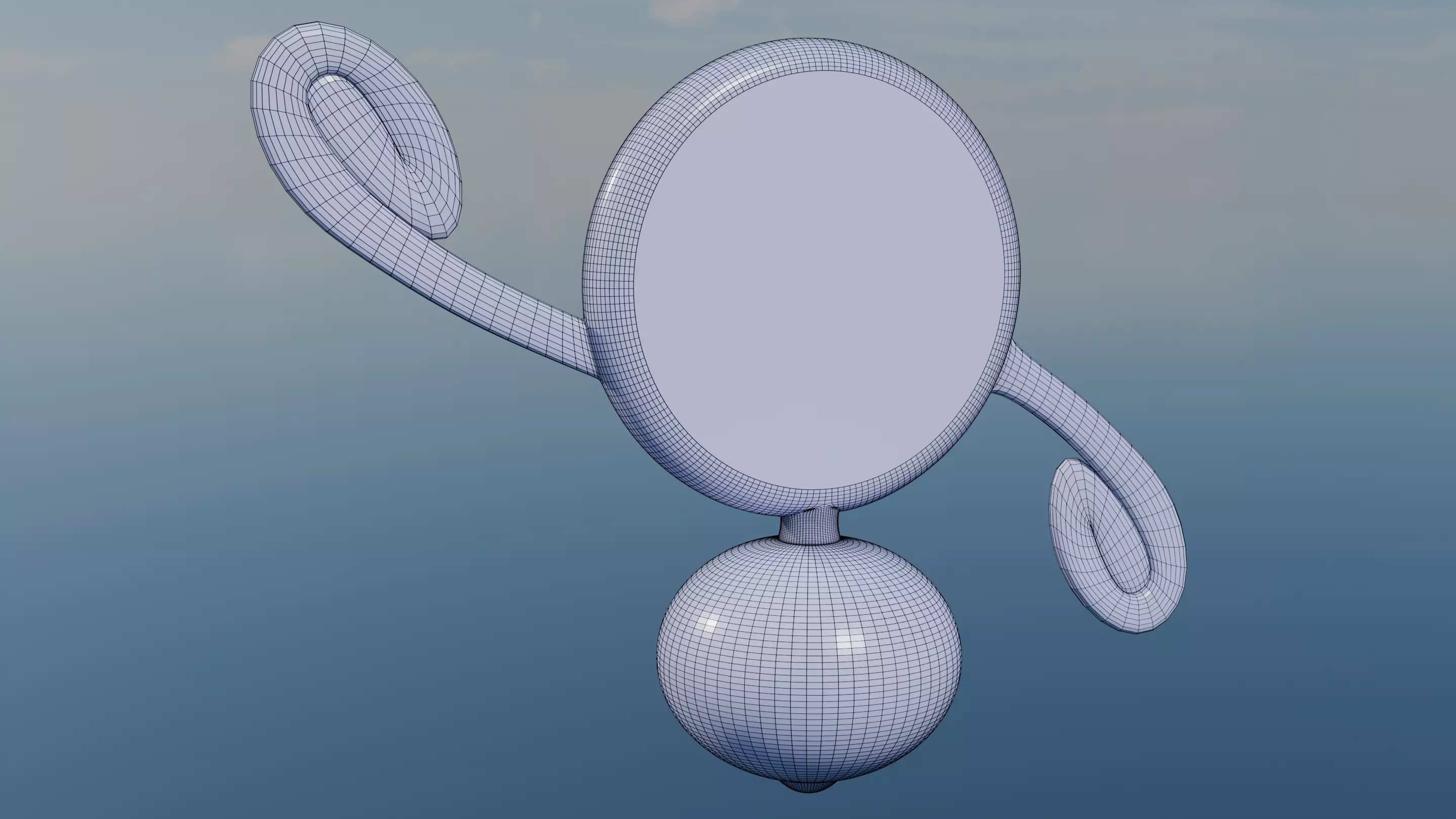 Pokemon Rotom Fan Form and Shiny version  3D model_4