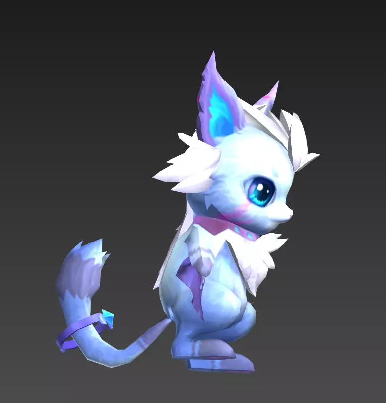 flying squirrel Low-poly 3D model_12