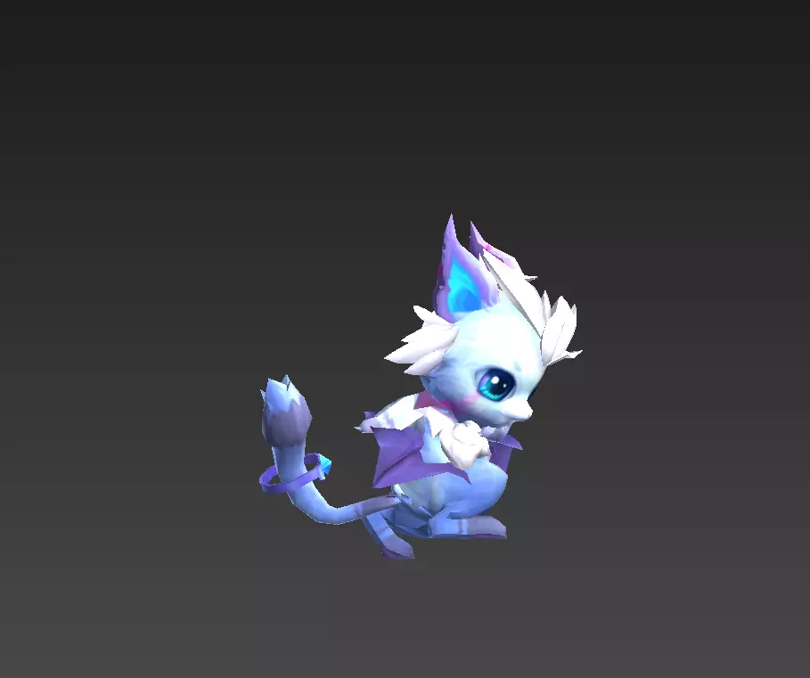 flying squirrel Low-poly 3D model_10