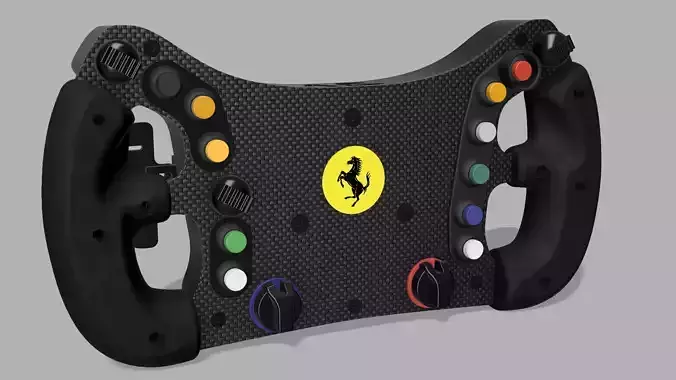 DIY AC Simracing Ferrari 488 GT3 Steering Wheel