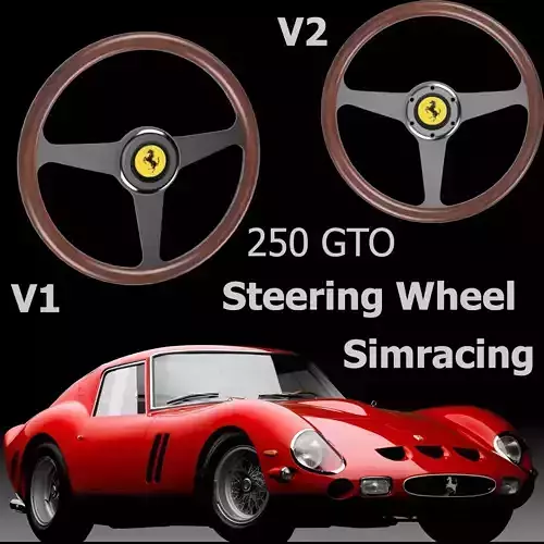 AC Simracing Ferrari 250 GTO Steering Wheel
