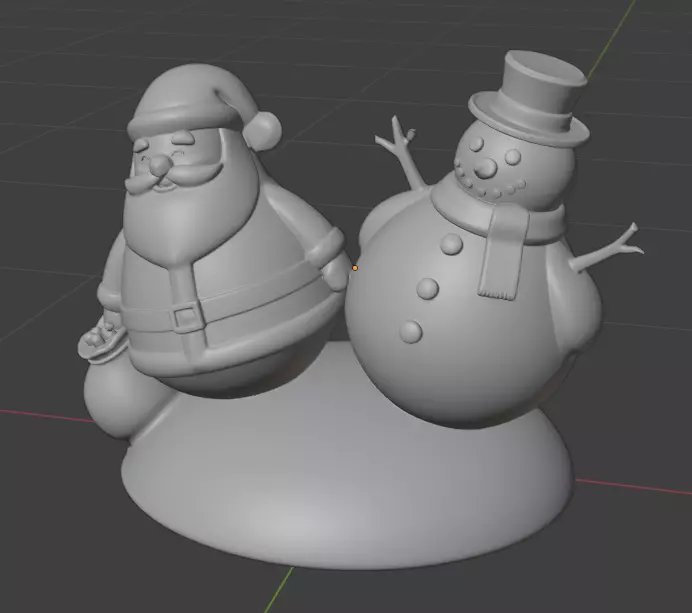 Christmas Duo Dashboard 3D print model_1