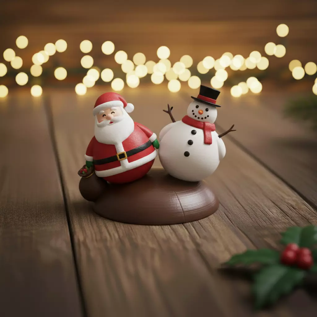 Christmas Duo Dashboard 3D print model_0