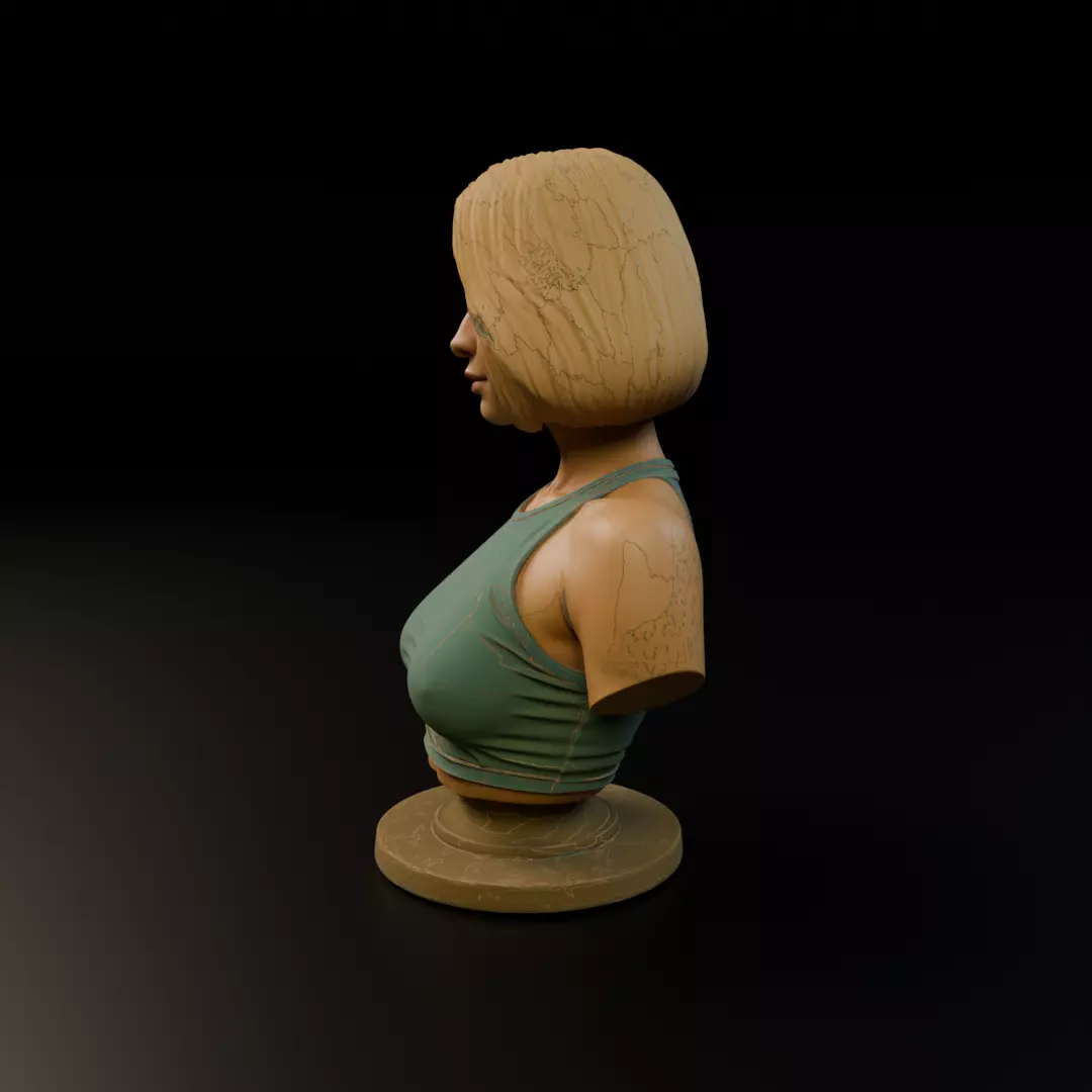 busto female 3D print model_3