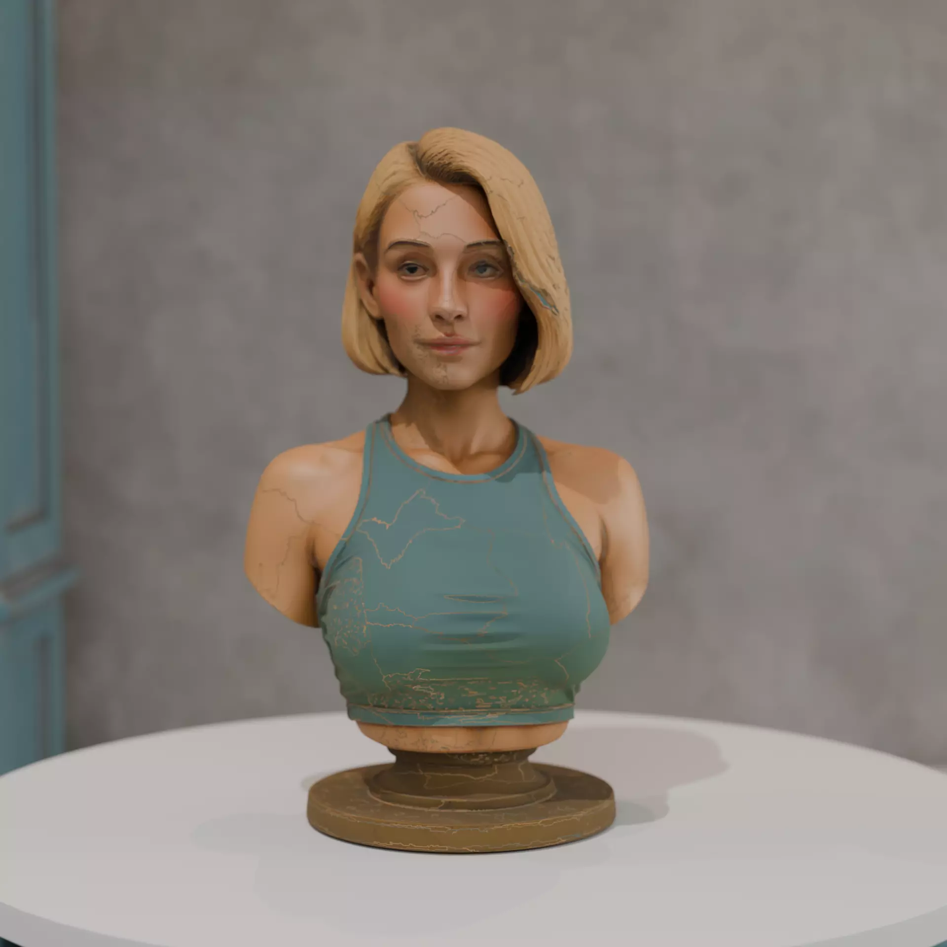 busto female 3D print model_0