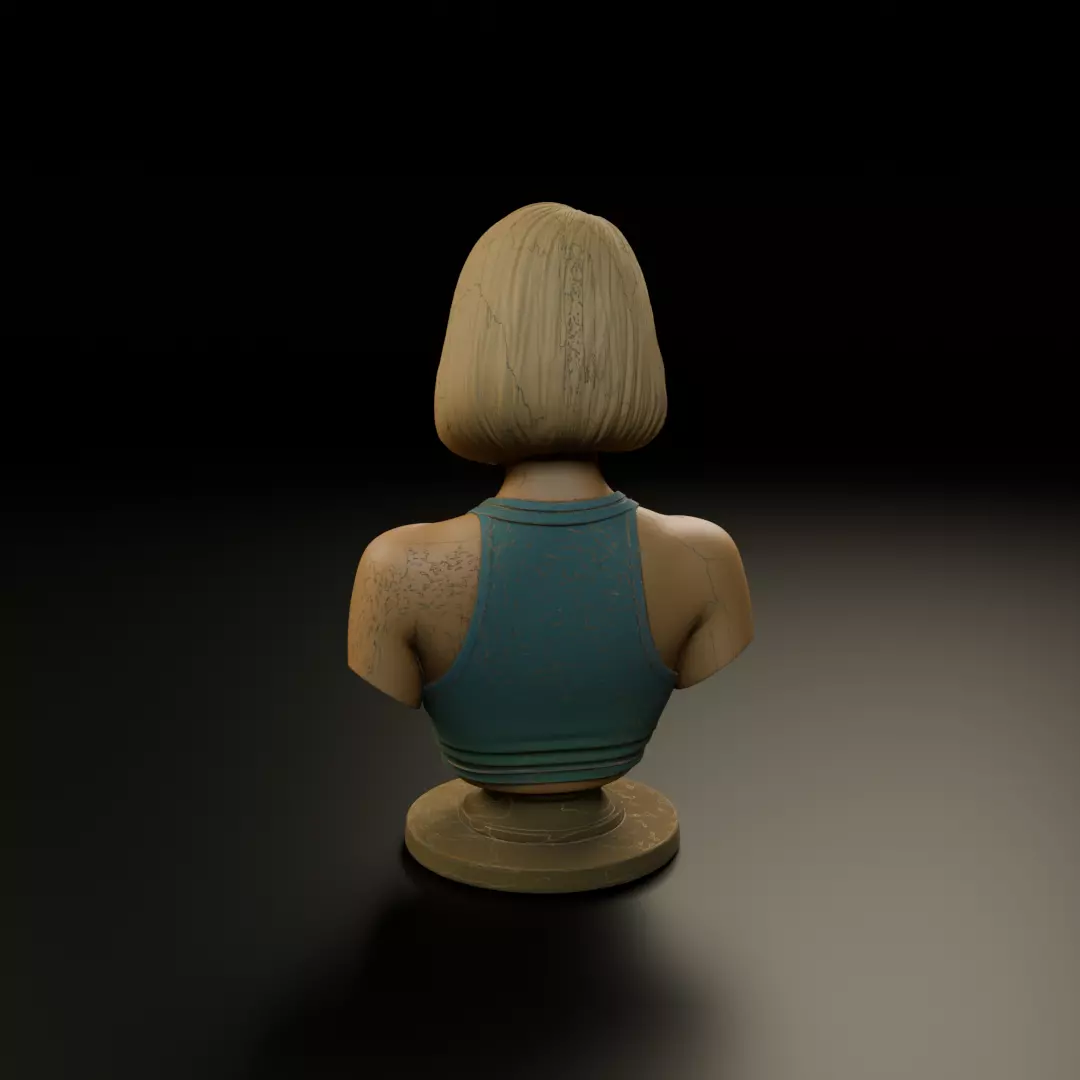 busto female 3D print model_5