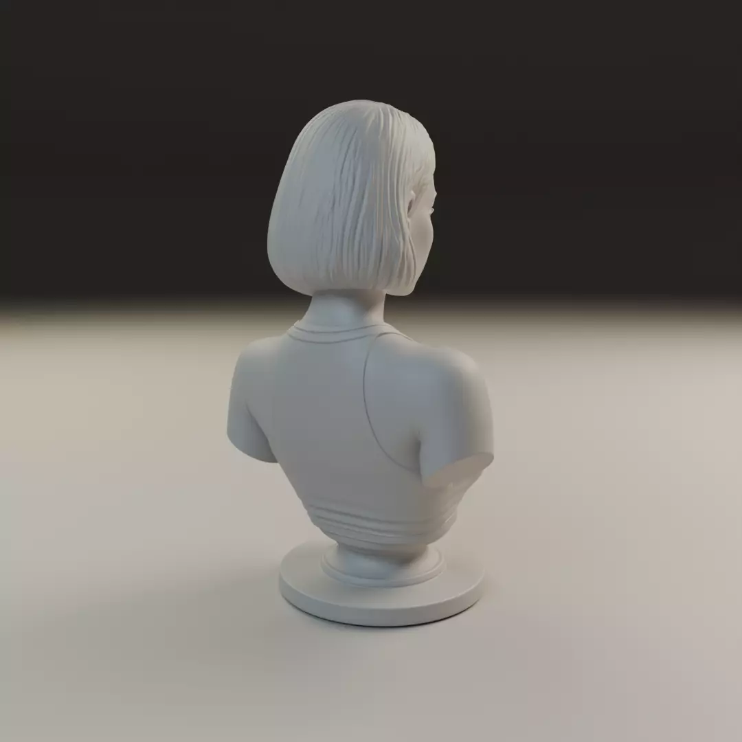 busto female 3D print model_14