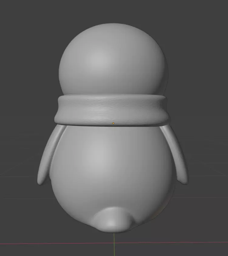 Christmas Penguin Decoration 3D print model_4