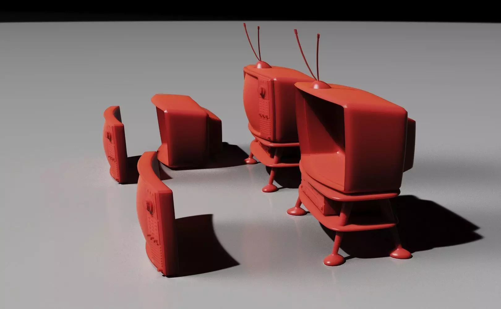 Toon TV Box 3D Print 3D print model_1