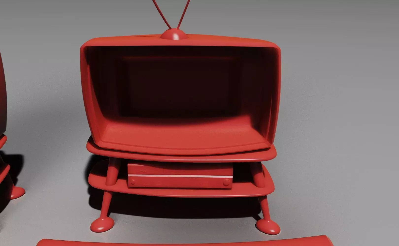 Toon TV Box 3D Print 3D print model_4