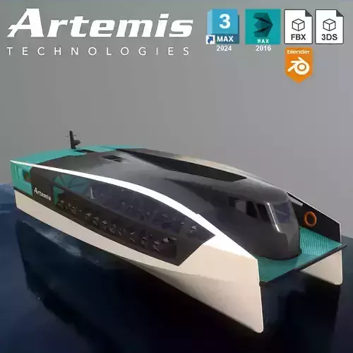 Artemis hydrofoil electric ship