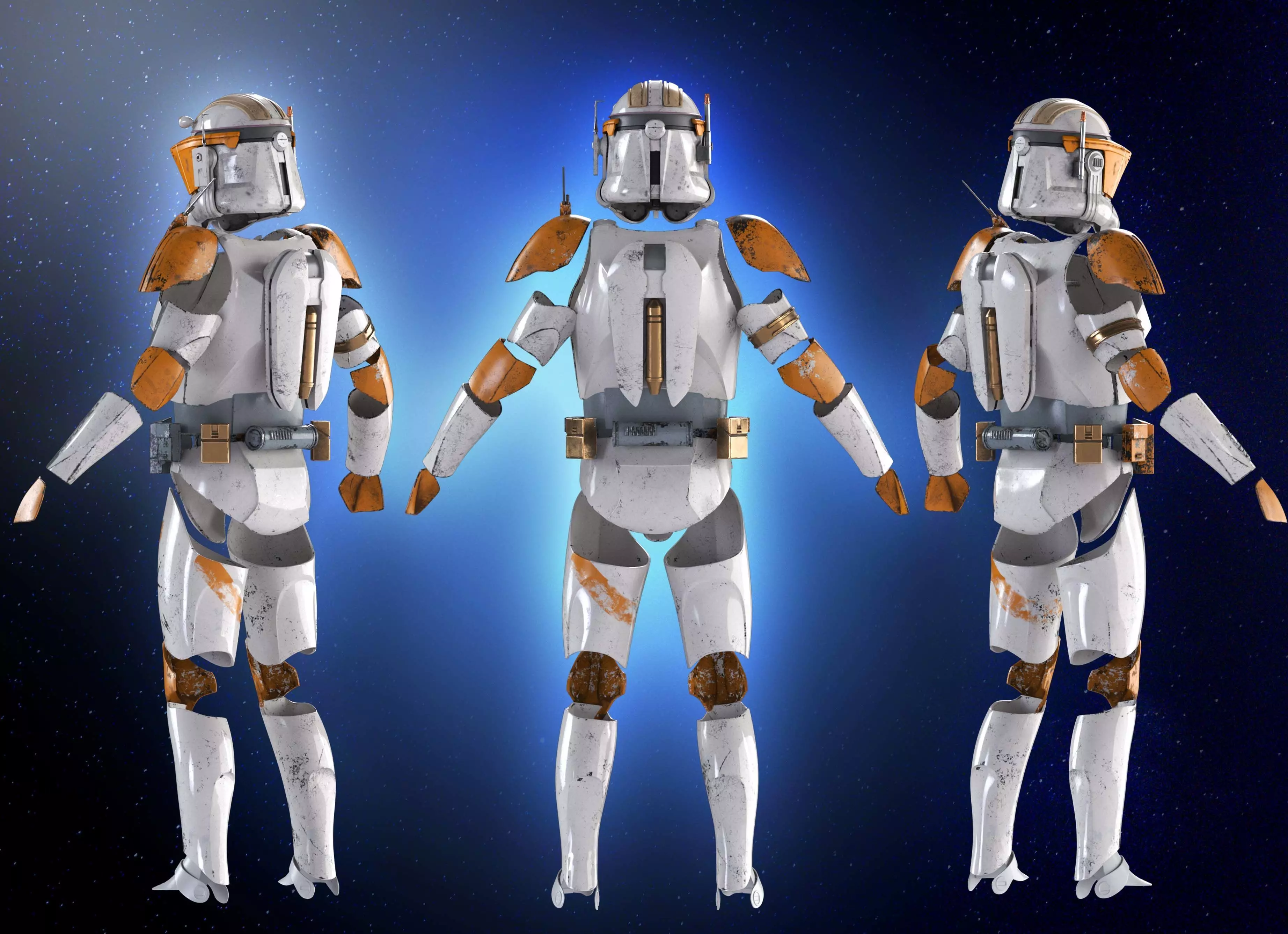 COMMANDER CODY Armor 3D Print Model  Star Wars Clone Wars  3D print model_2