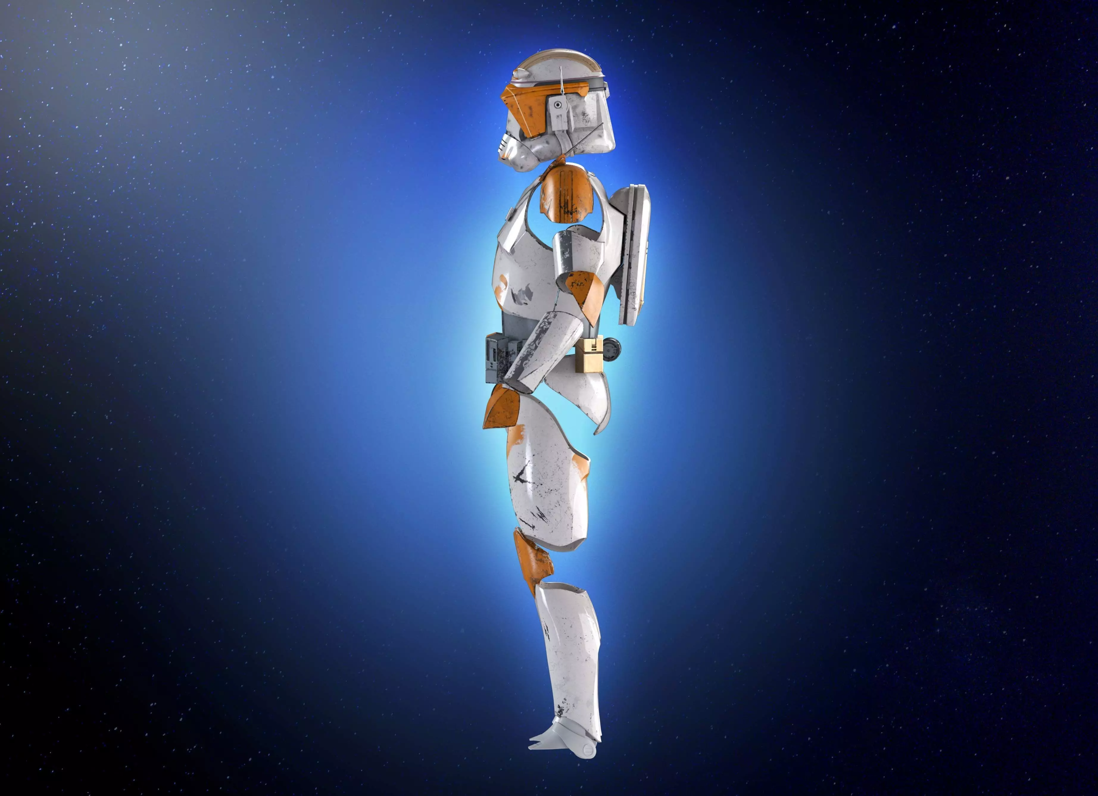 COMMANDER CODY Armor 3D Print Model  Star Wars Clone Wars  3D print model_4