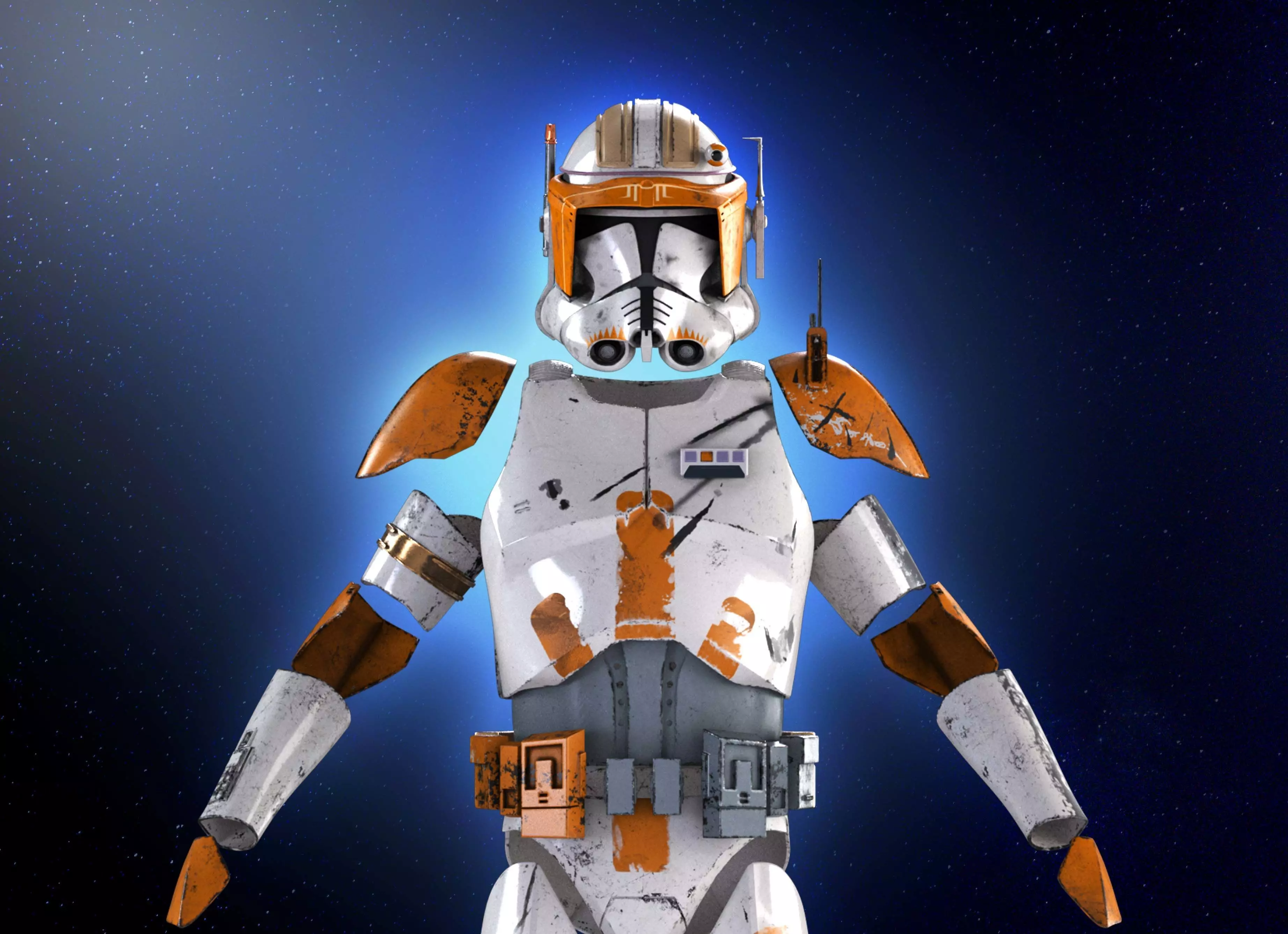 COMMANDER CODY Armor 3D Print Model  Star Wars Clone Wars  3D print model_0