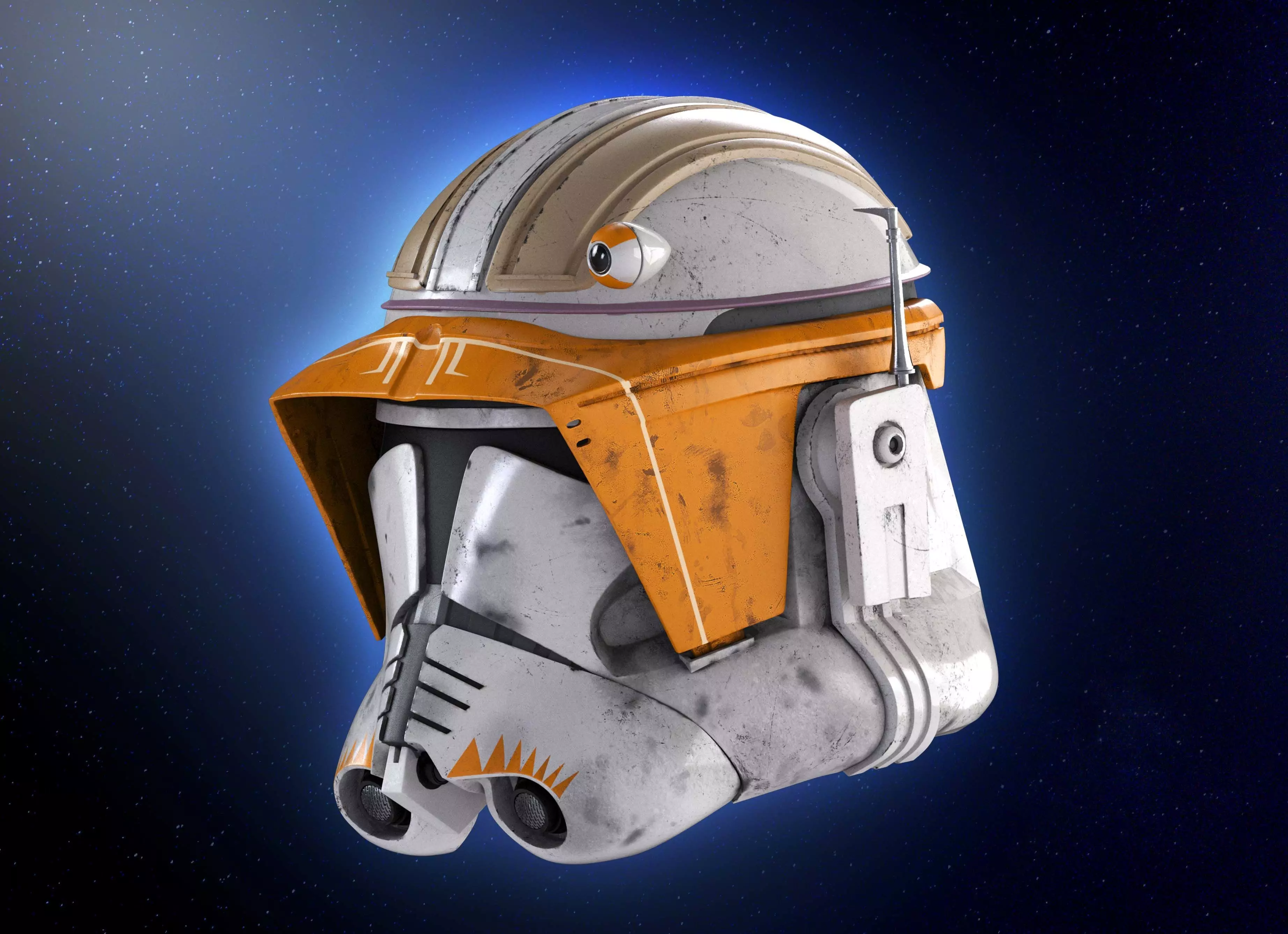 3D Printed Commander Cody Helmet Star Wars Clone Wars Replica 3D print model_1