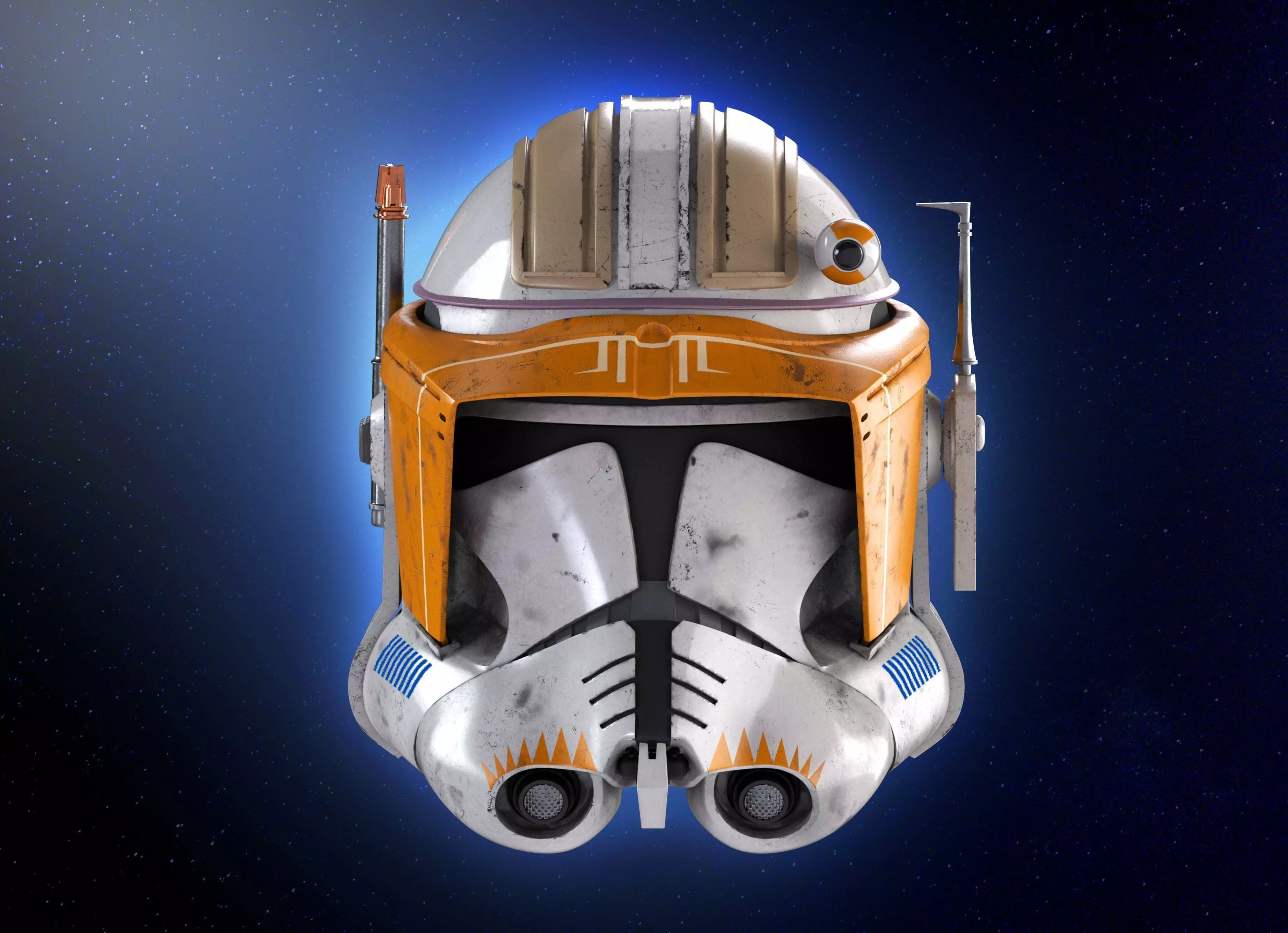 3D Printed Commander Cody Helmet Star Wars Clone Wars Replica 3D print model_0