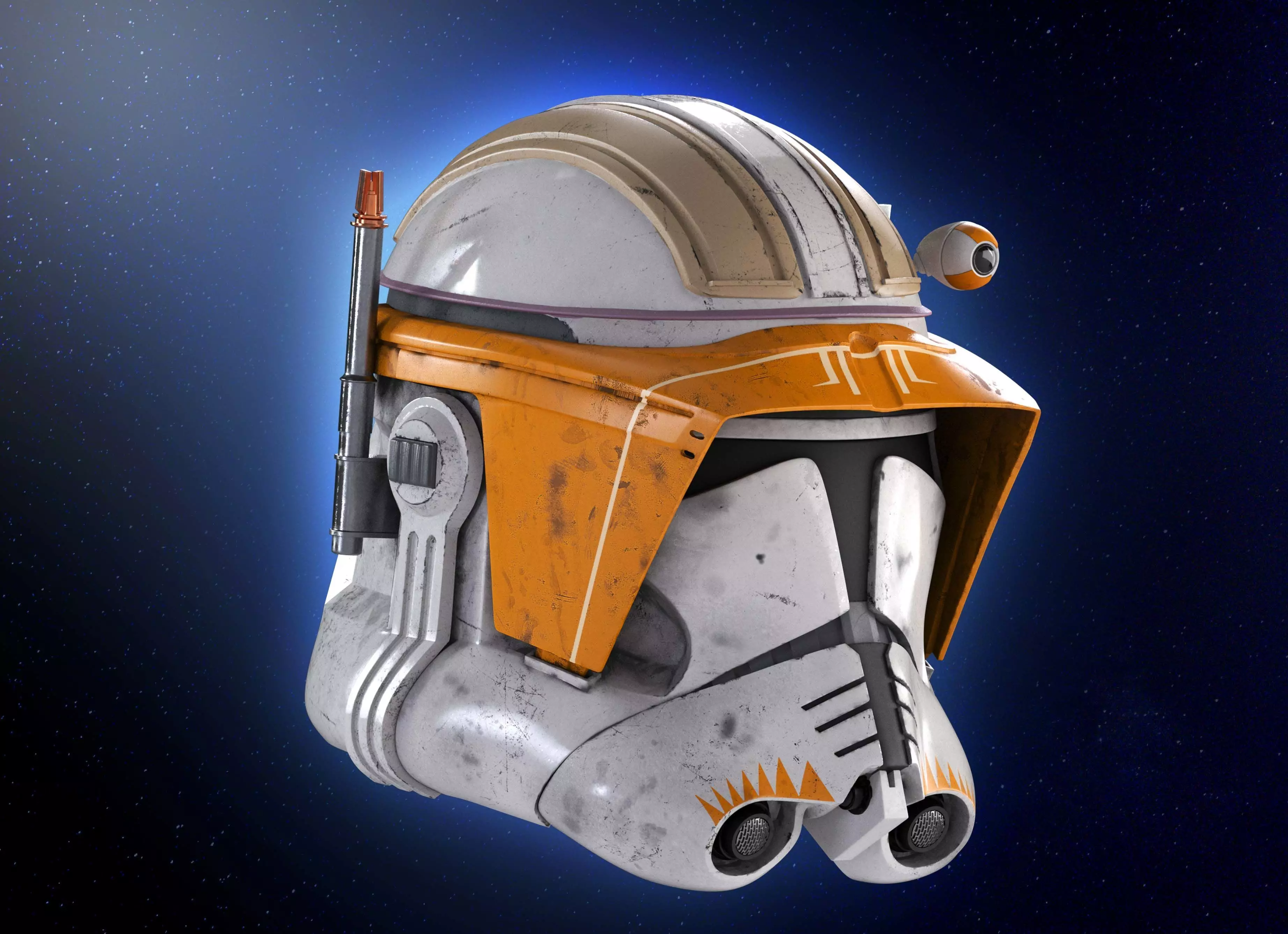3D Printed Commander Cody Helmet Star Wars Clone Wars Replica 3D print model_7