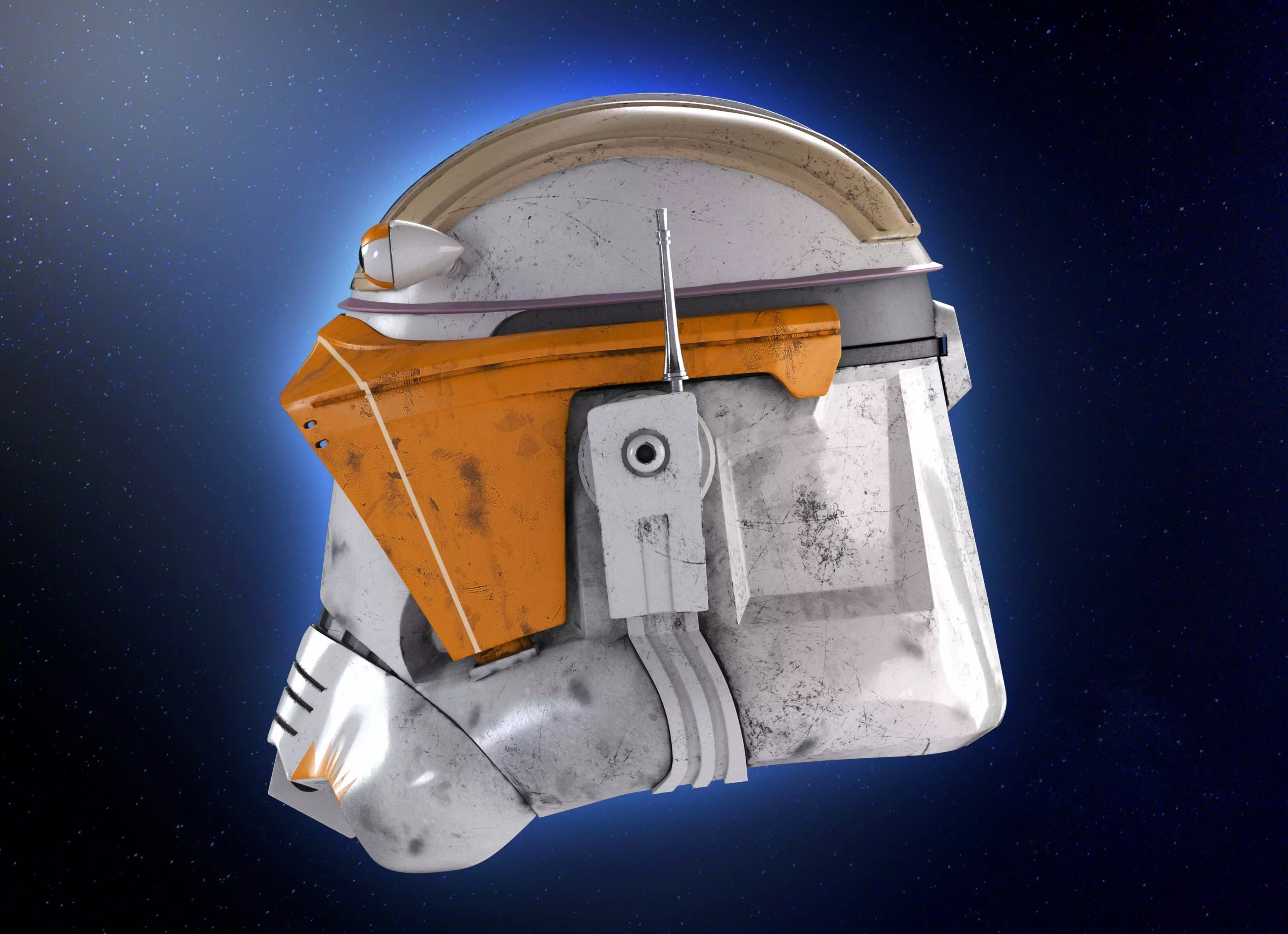 3D Printed Commander Cody Helmet Star Wars Clone Wars Replica 3D print model_2