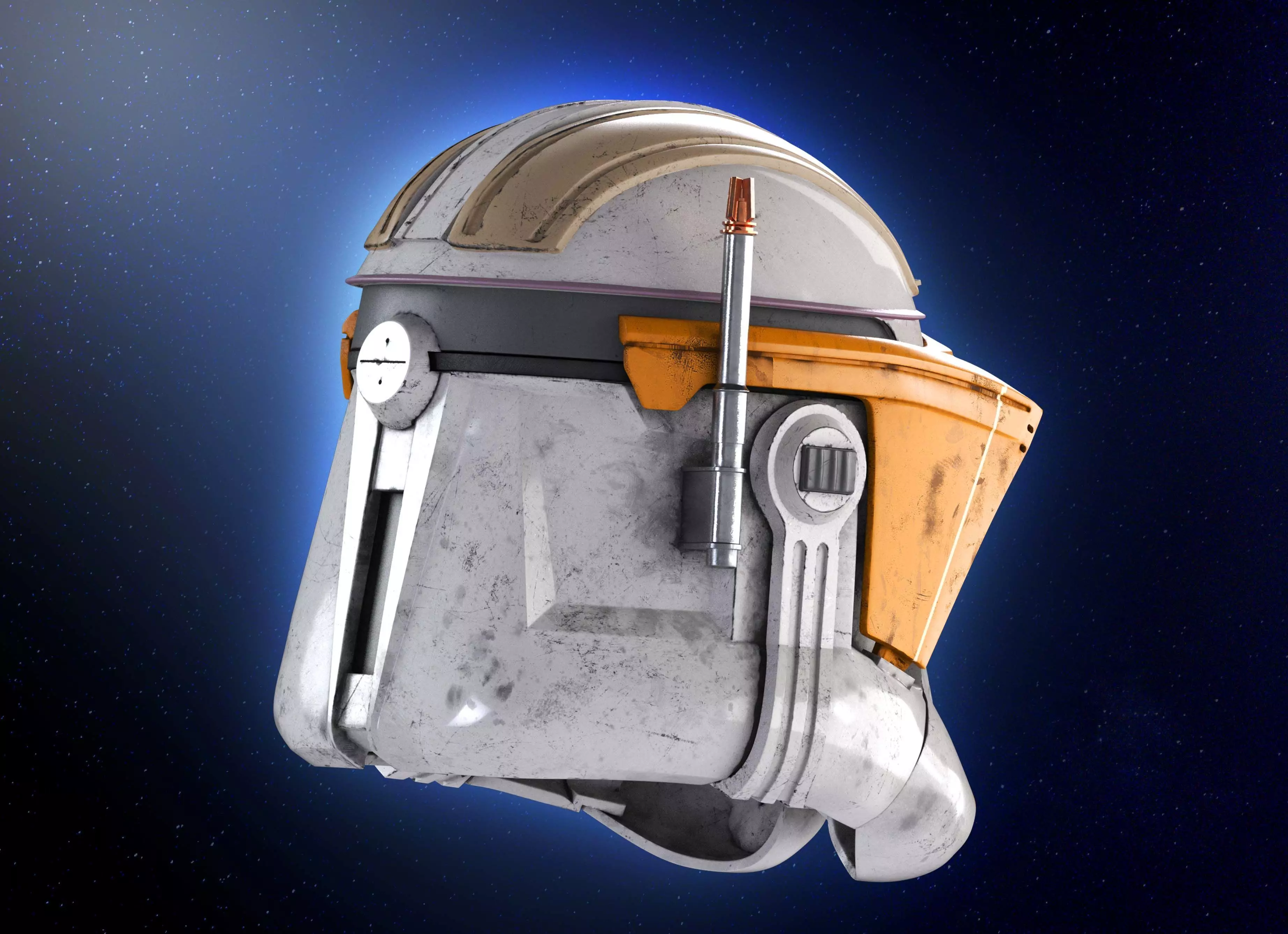 3D Printed Commander Cody Helmet Star Wars Clone Wars Replica 3D print model_5