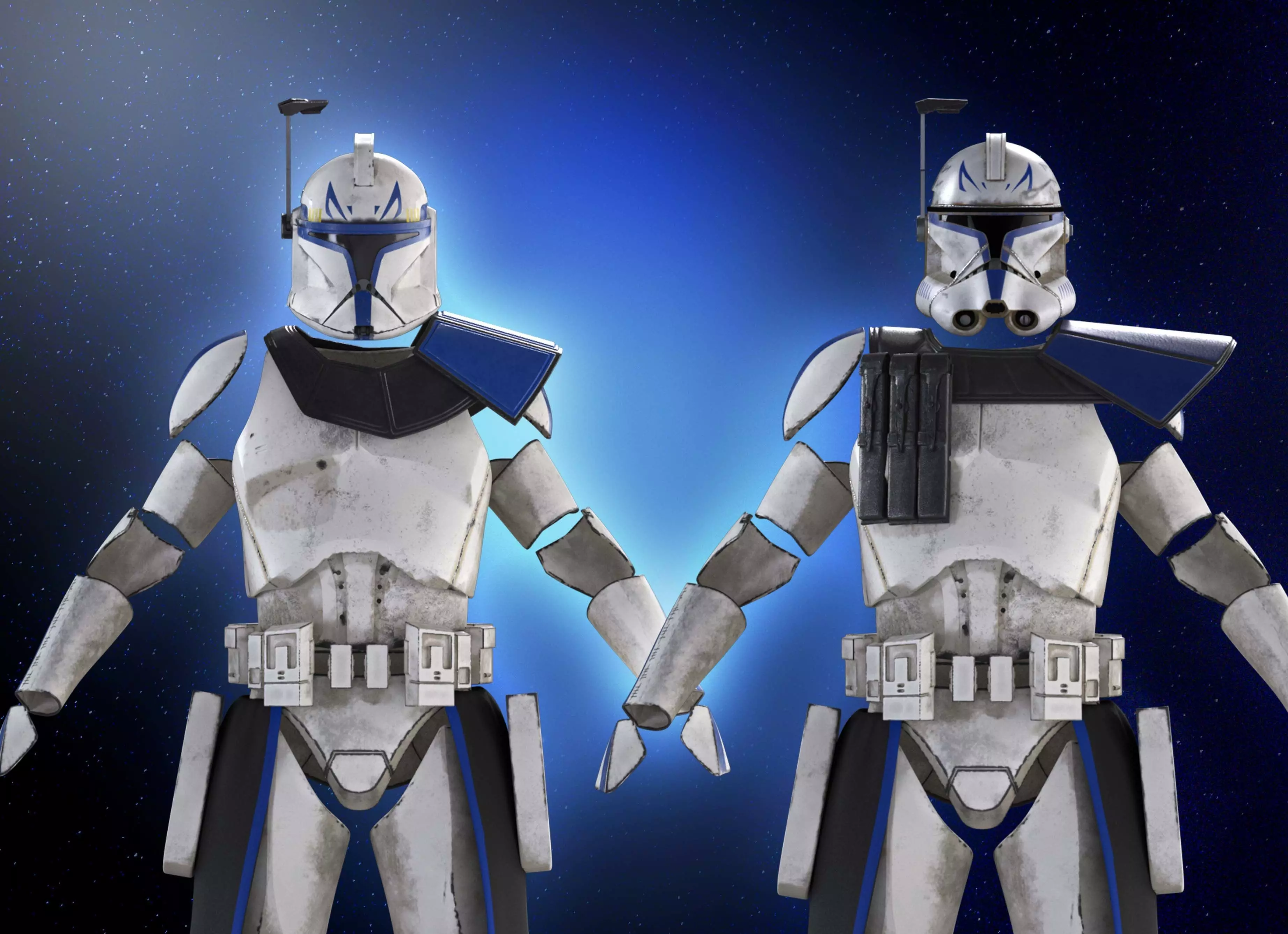 Captain Rex Armor 3D Print Model Star Wars Clone Wars Replica 3D print model_5