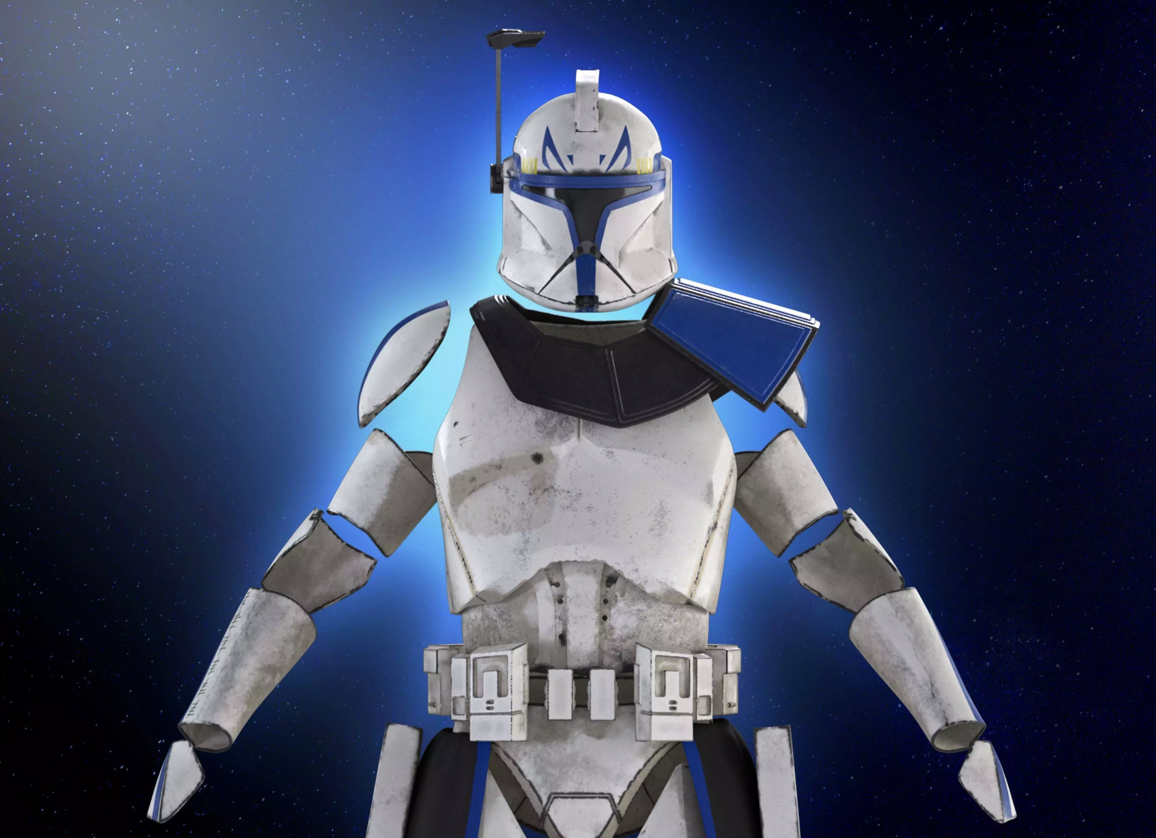 Captain Rex Armor 3D Print Model Star Wars Clone Wars Replica 3D print model_1
