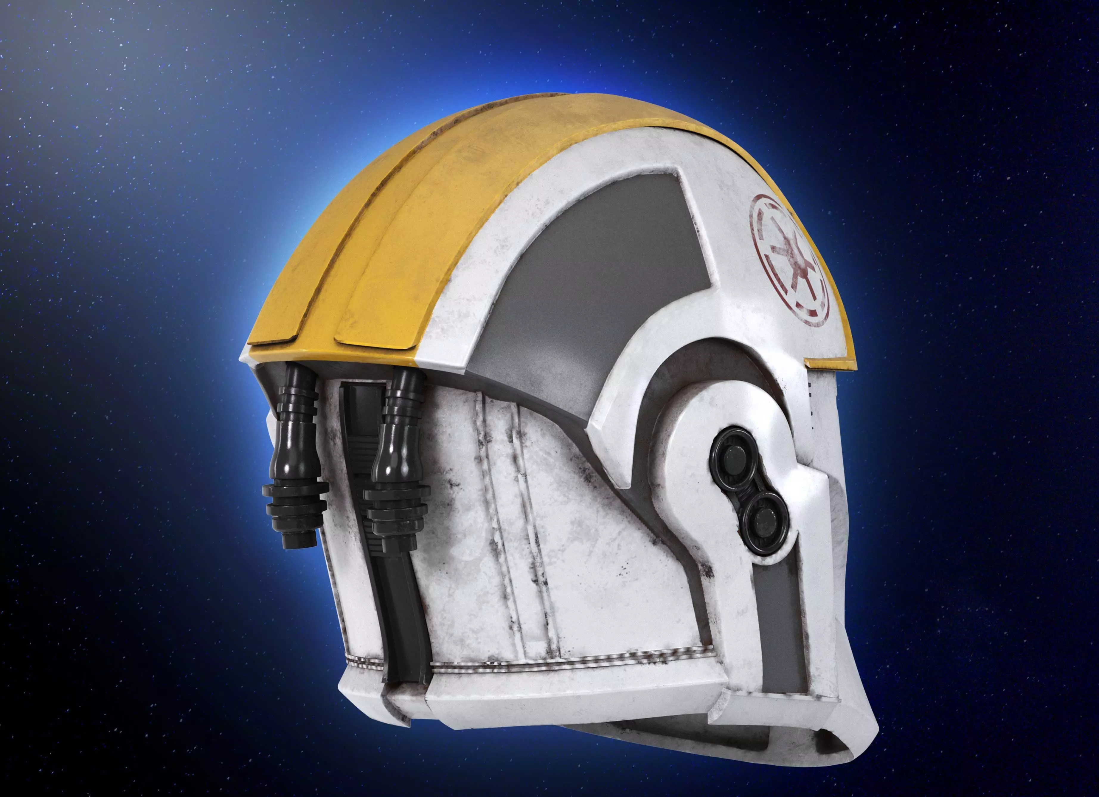 Clone pilot  Helmet Attack of the Clones Phase 1 Star Wars  3D print model_15