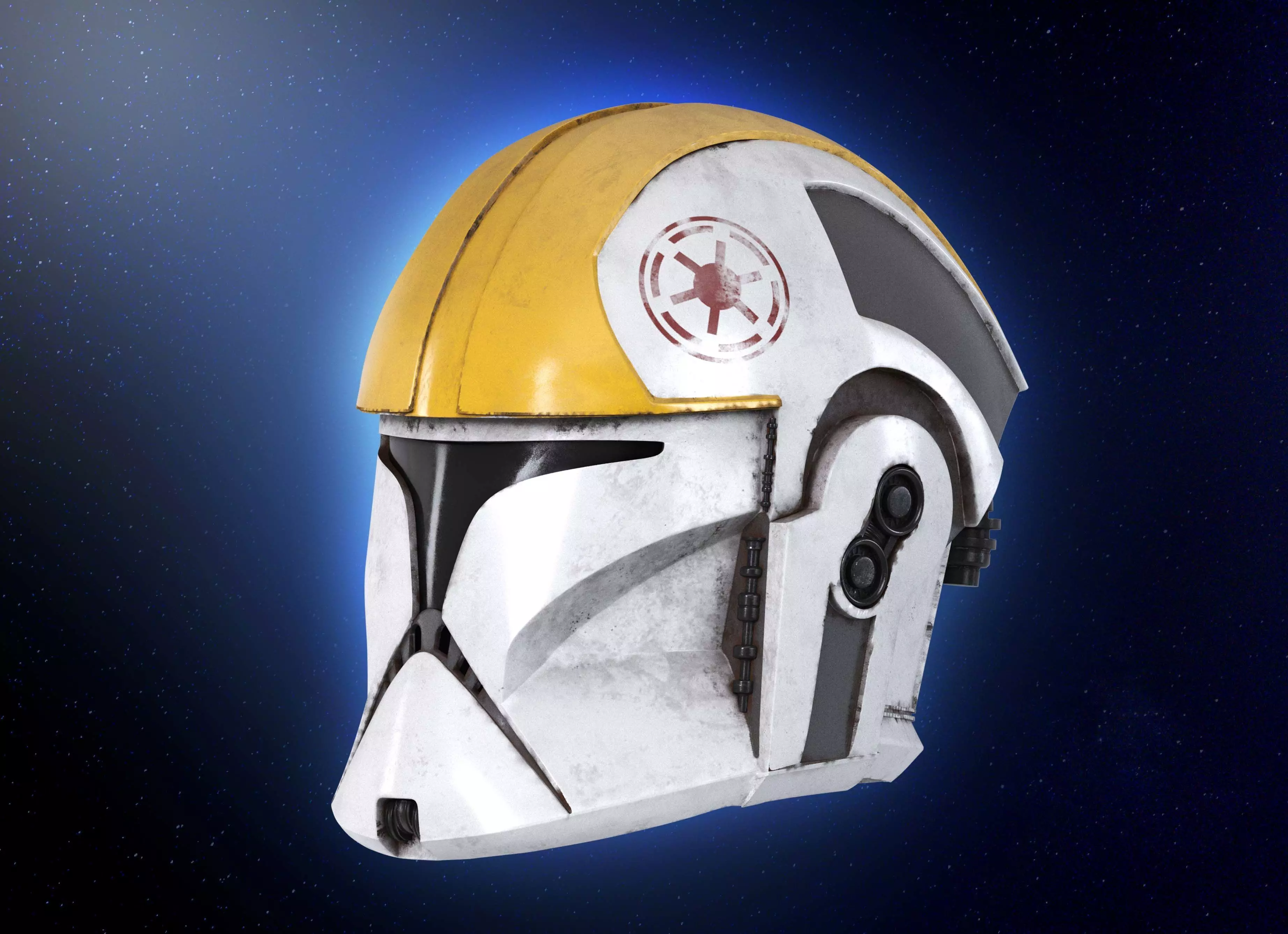 Clone pilot  Helmet Attack of the Clones Phase 1 Star Wars  3D print model_16