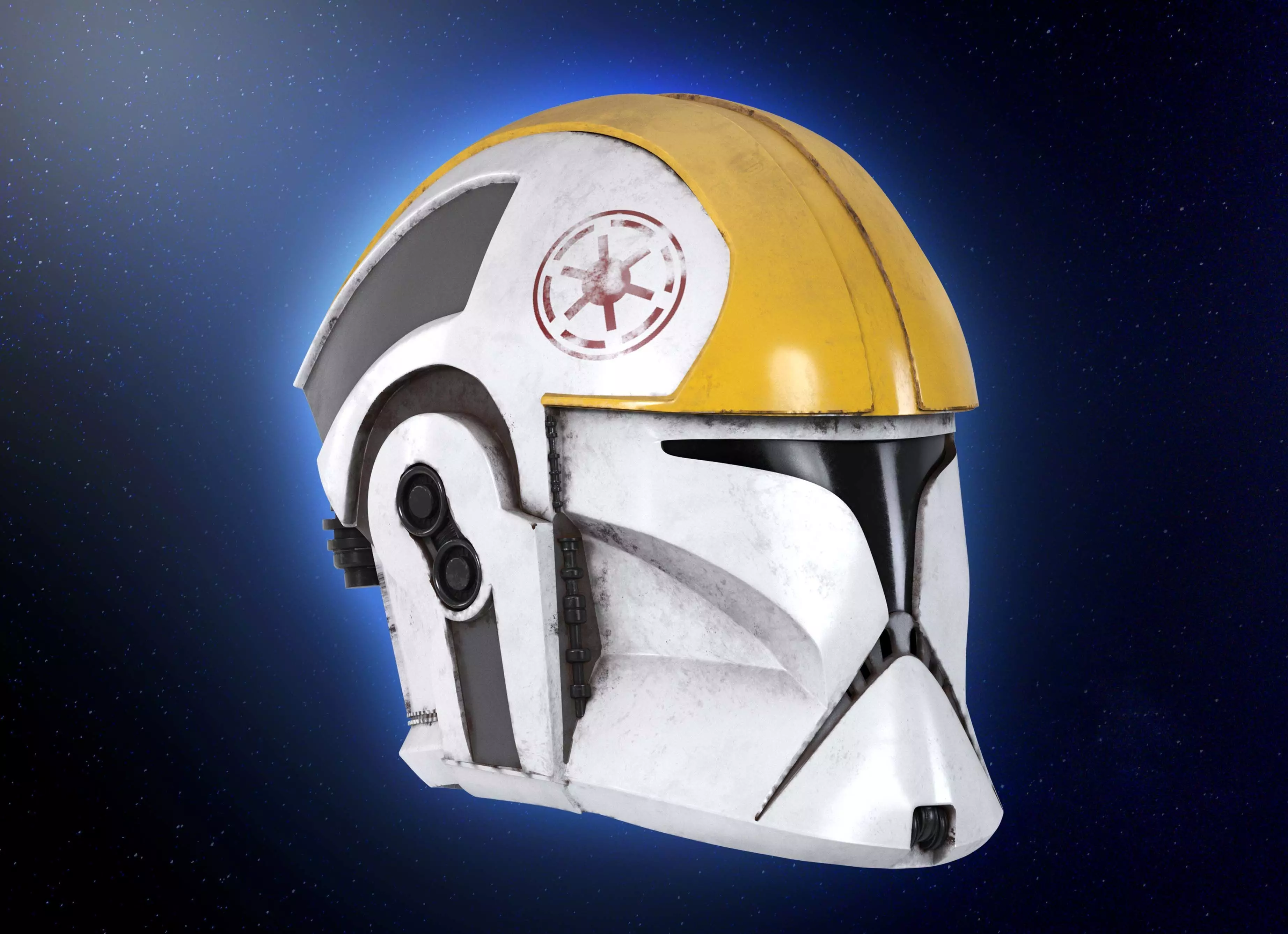 Clone pilot  Helmet Attack of the Clones Phase 1 Star Wars  3D print model_9