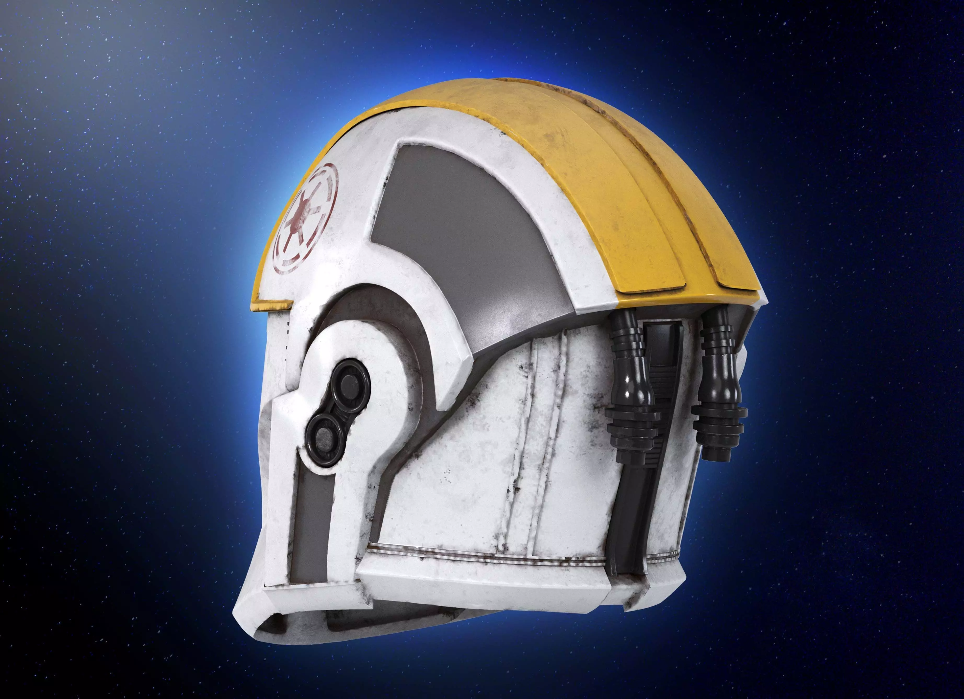 Clone pilot  Helmet Attack of the Clones Phase 1 Star Wars  3D print model_10