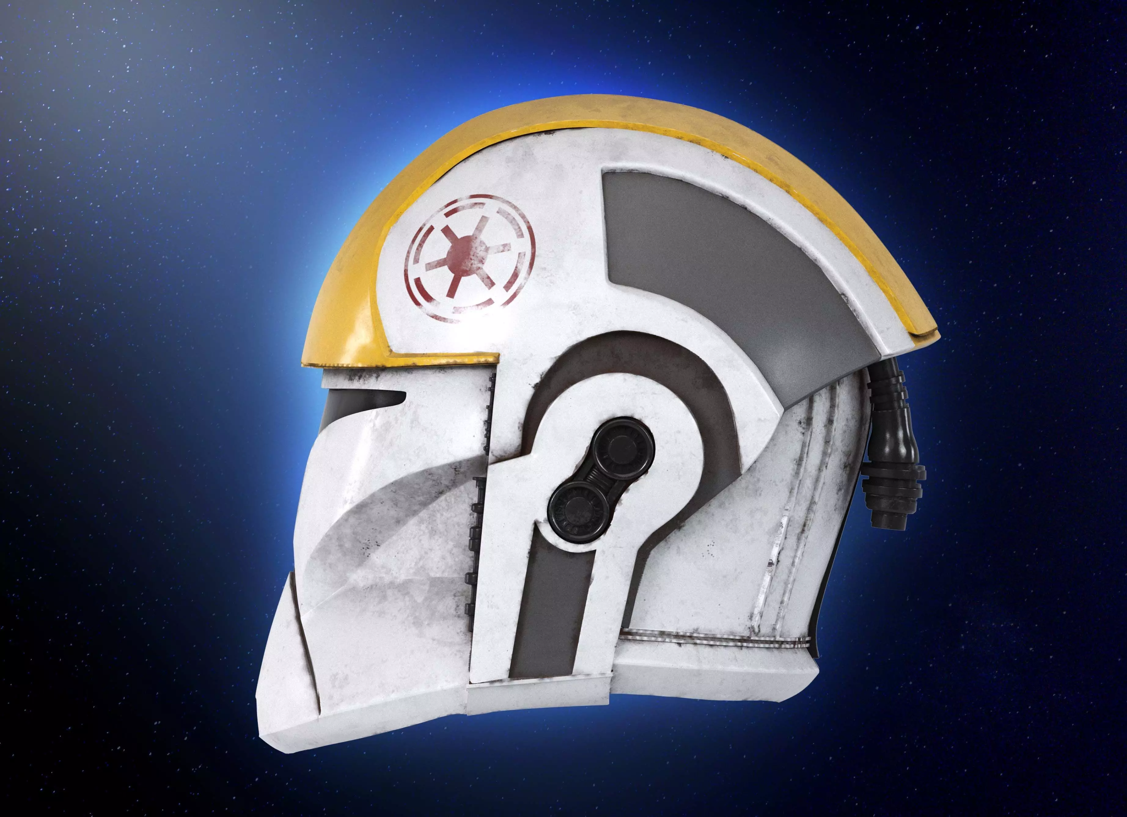 Clone pilot  Helmet Attack of the Clones Phase 1 Star Wars  3D print model_12
