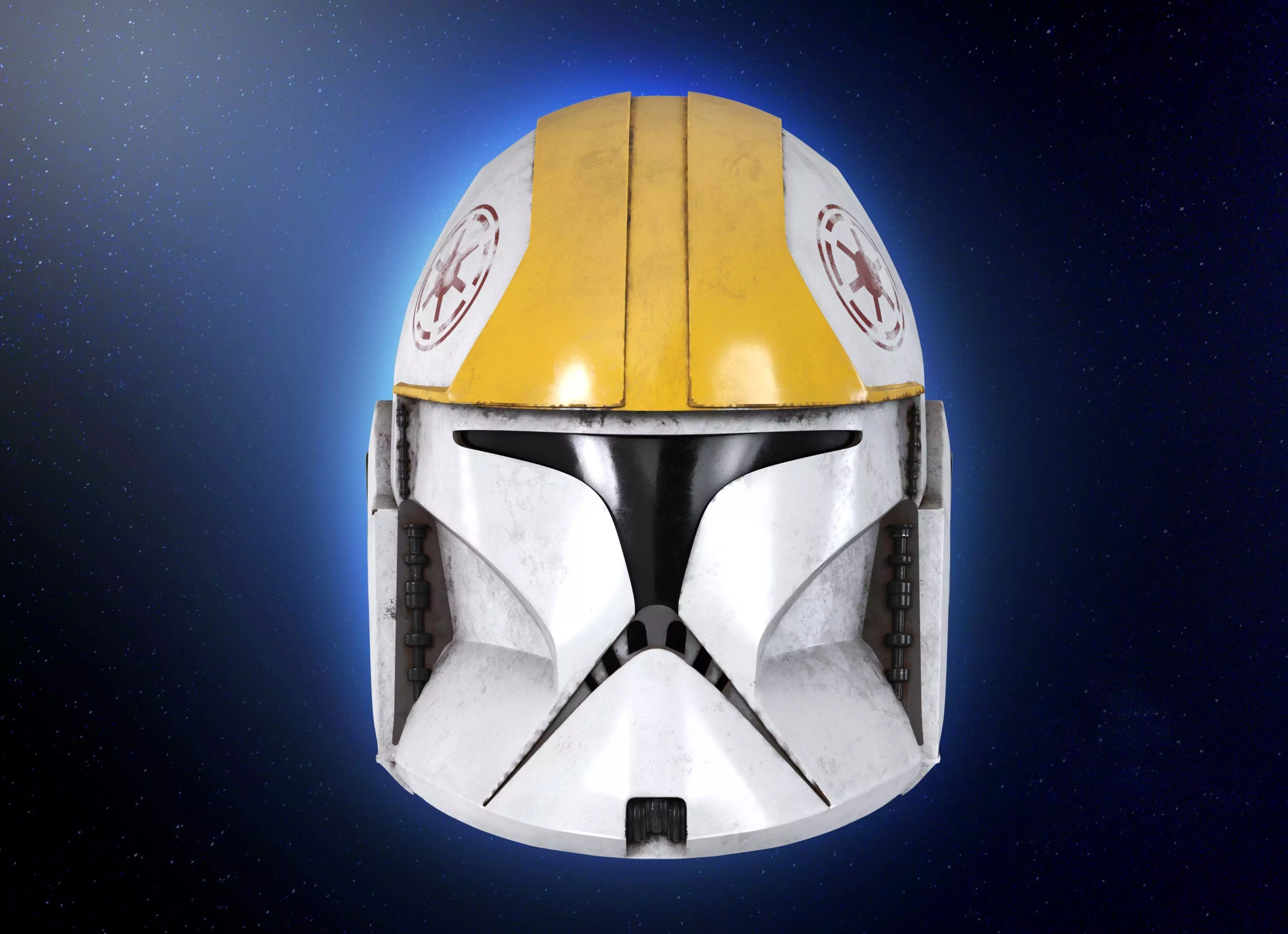 Clone pilot  Helmet Attack of the Clones Phase 1 Star Wars  3D print model_13