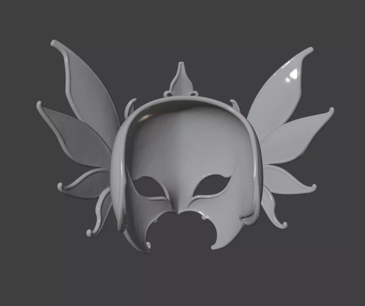 ETHEREAL FAE MASK 3D print model_6