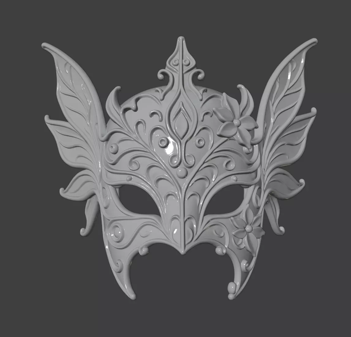 ETHEREAL FAE MASK 3D print model_3