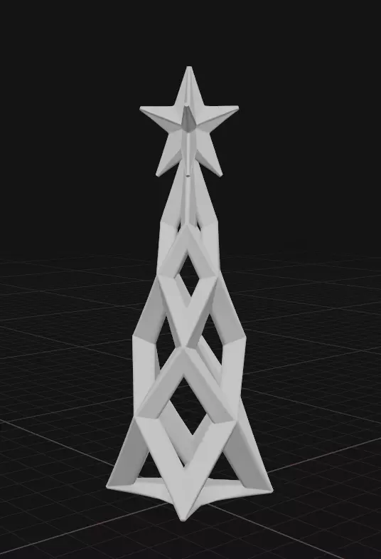 Minimalist Illuminated Christmas Decor 3D print model_1