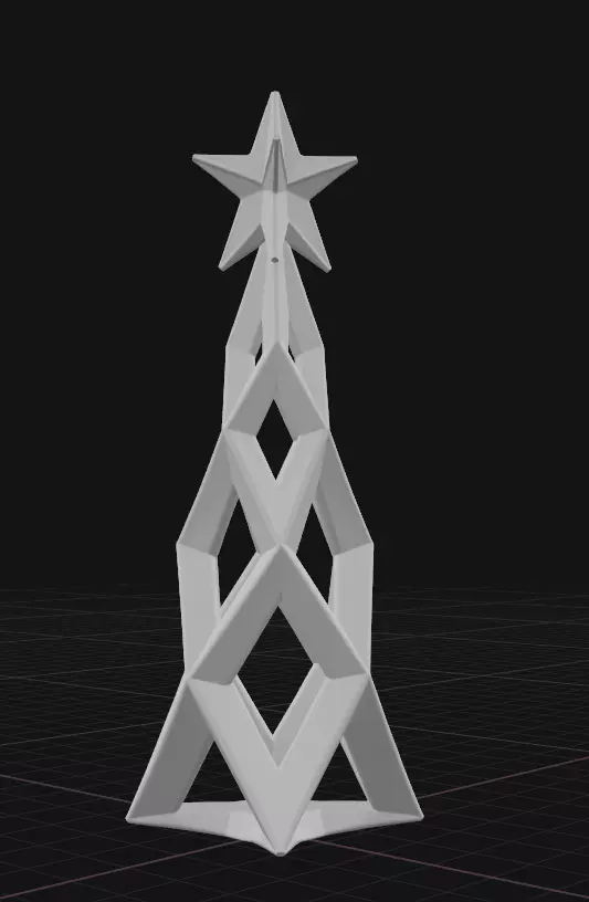 Minimalist Illuminated Christmas Decor 3D print model_2