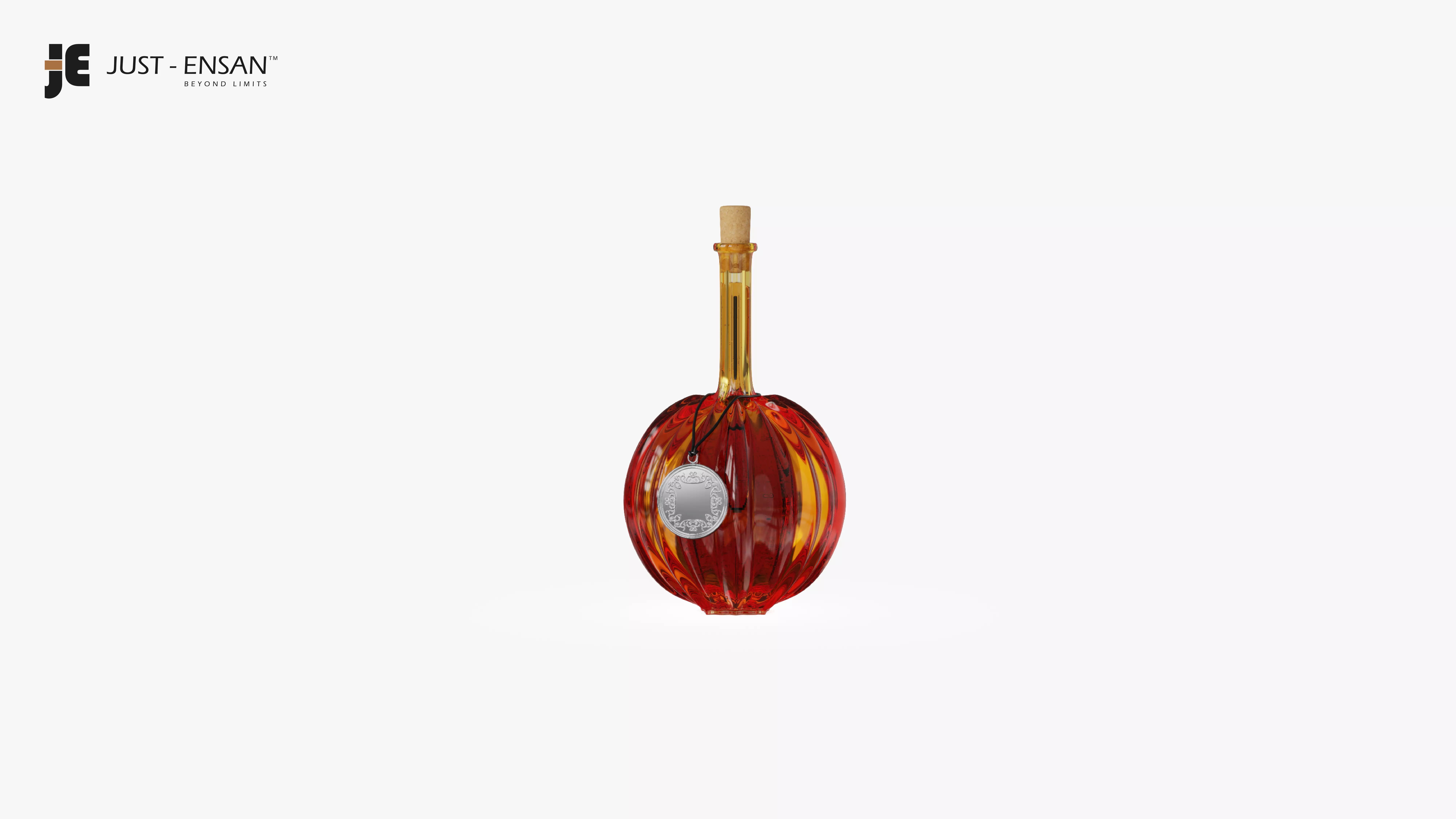 Halloween Pumpkin Bottle 3D print model_7