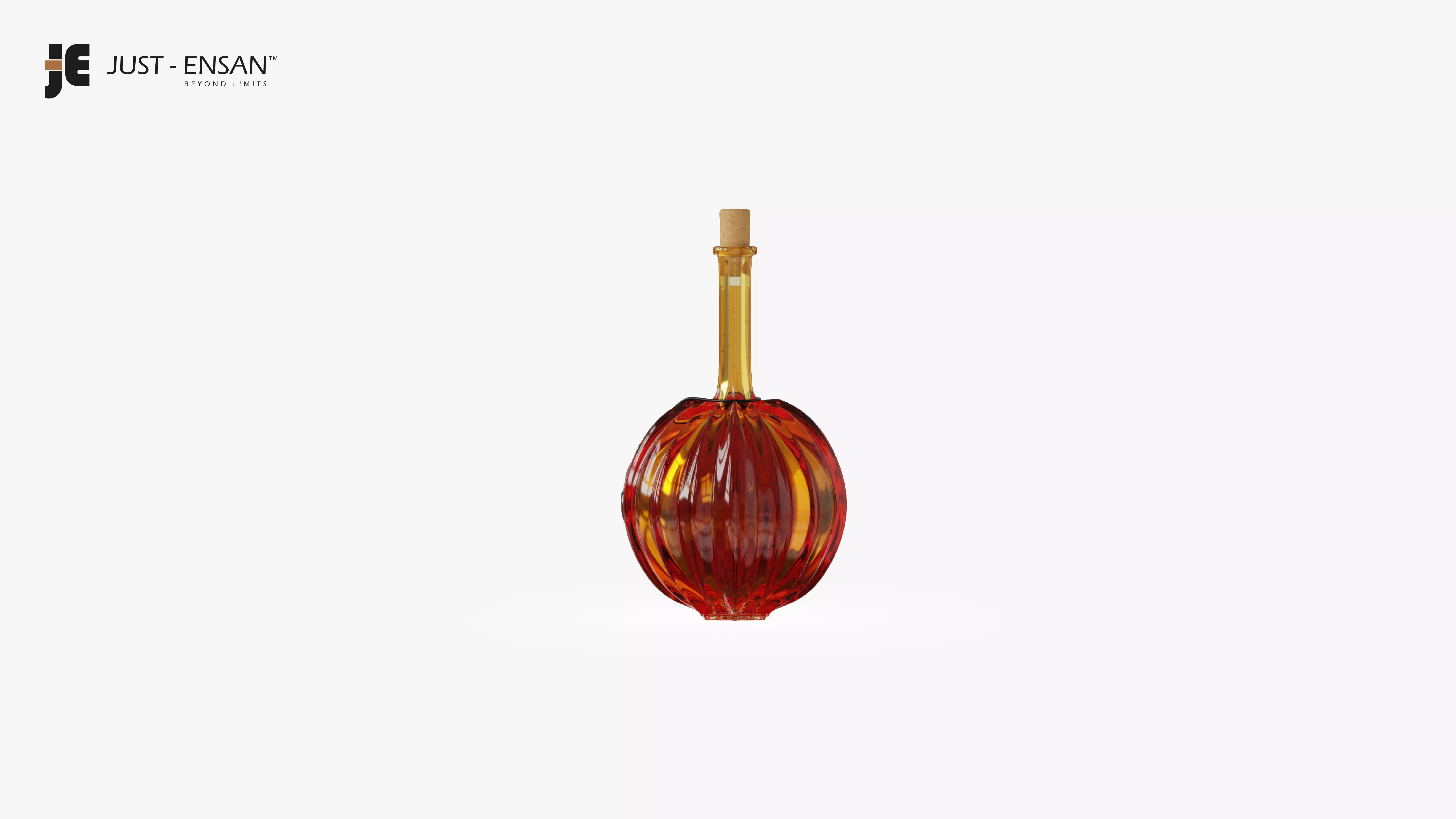 Halloween Pumpkin Bottle 3D print model_5