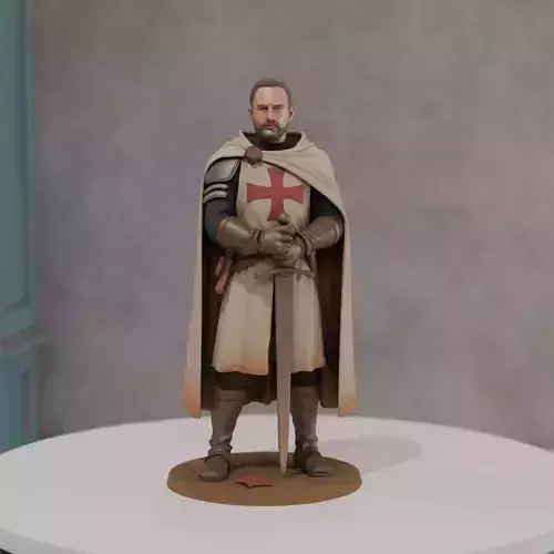 Templar soldier 3D print model