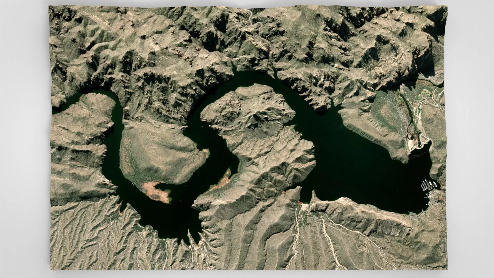 Saguaro Lake Arizona USA 3D model_4