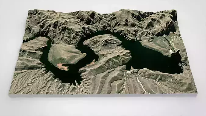 Saguaro Lake Arizona USA 3D model