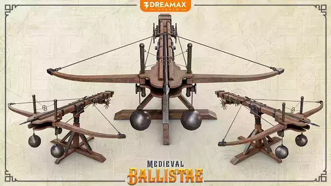 Medieval Ballista - Realistic Siege Weapon