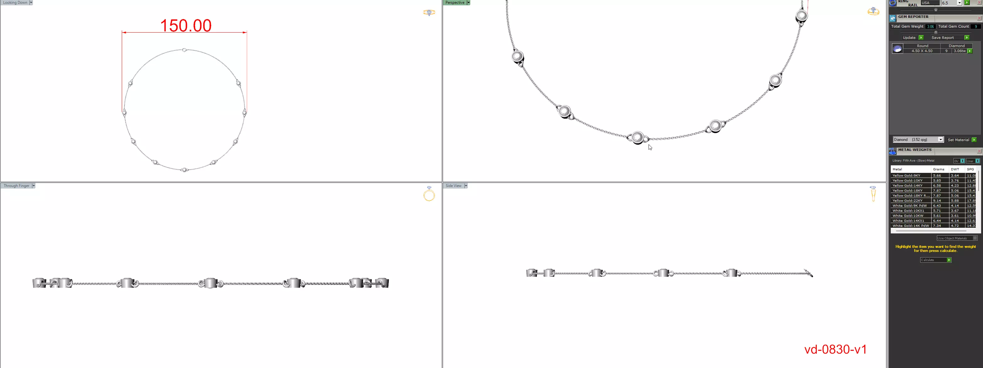 Diamond By The Yard 3DM With Realistic Rendering 3D print model_4