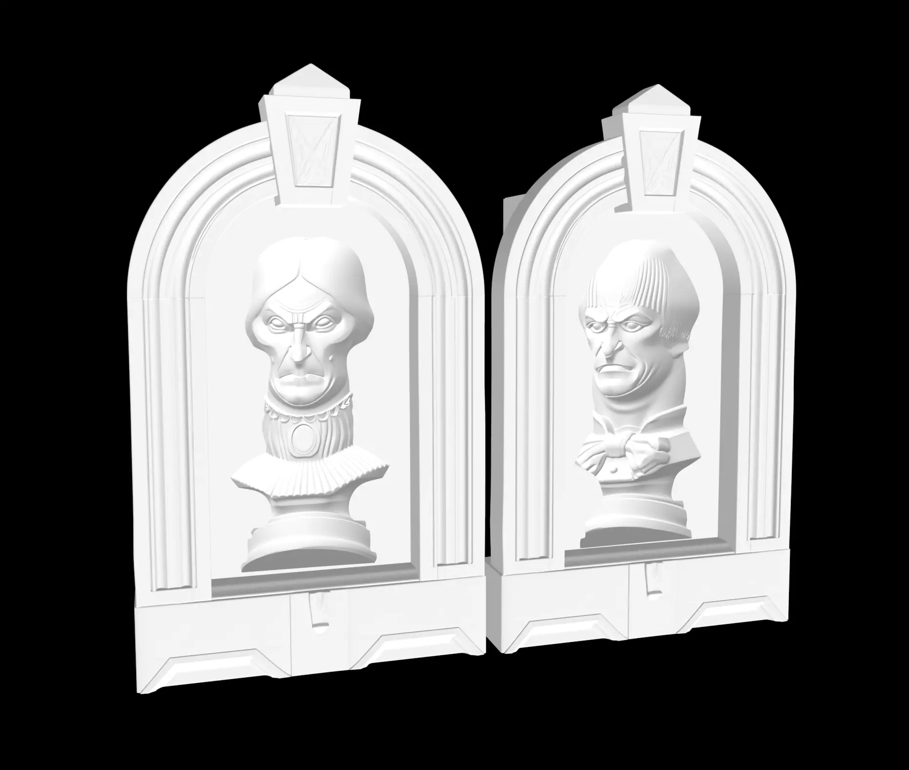Haunted Mansion Staring Busts 3D print model_4