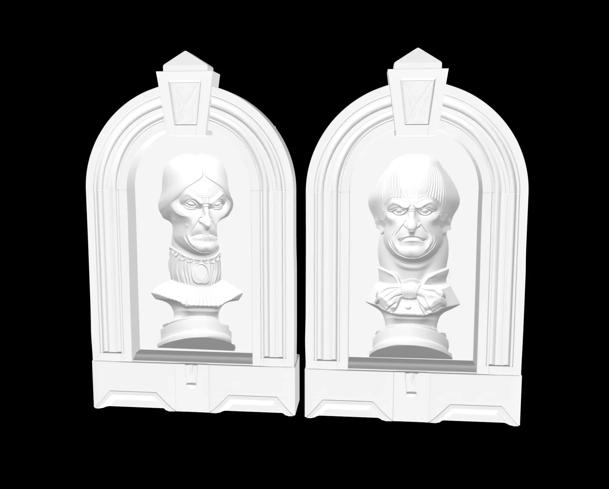 Haunted Mansion Staring Busts 3D print model_1