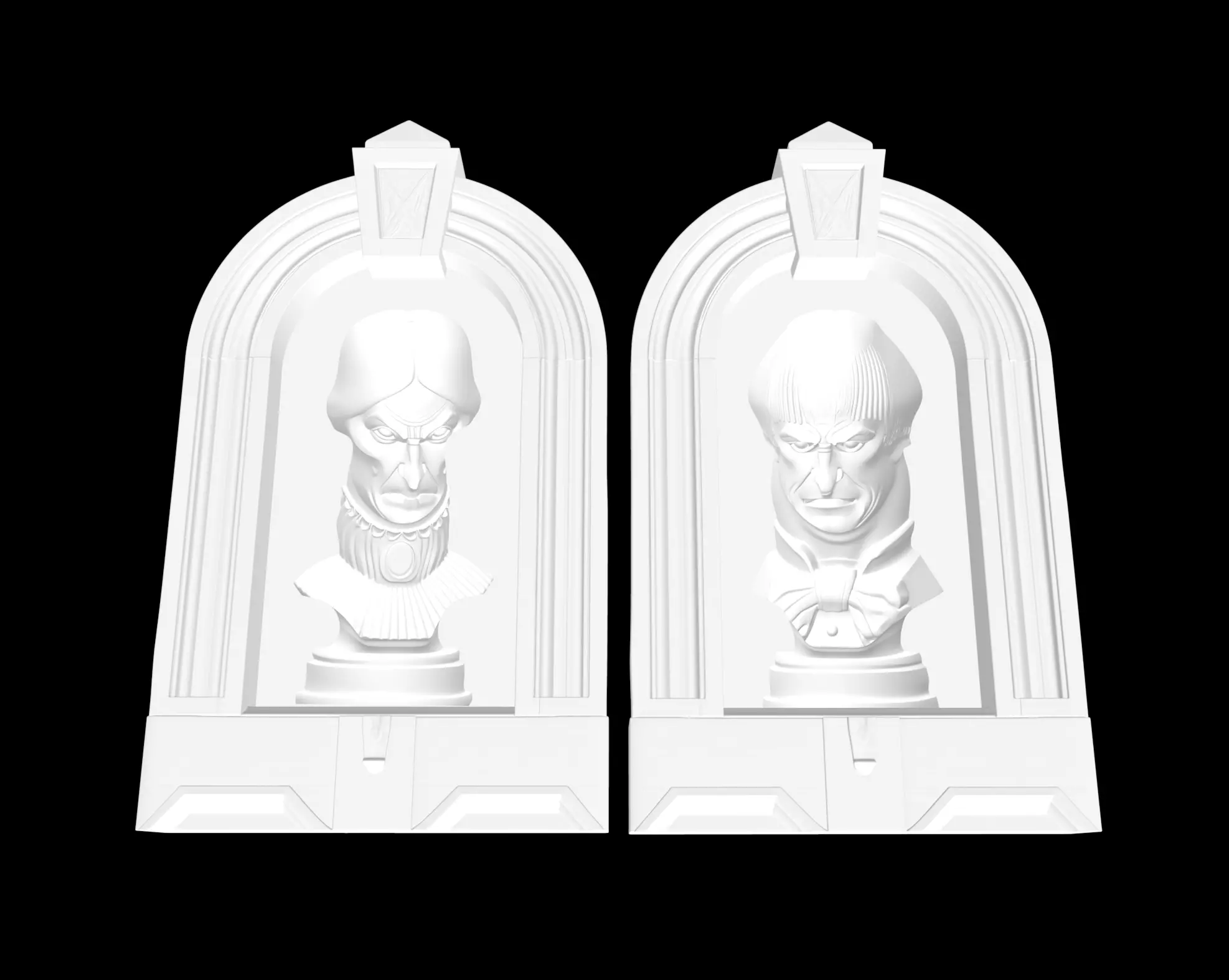 Haunted Mansion Staring Busts 3D print model_2