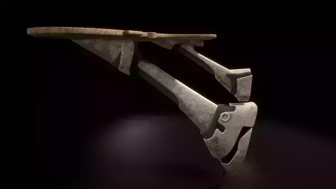 building 14 Low-poly 3D model 3