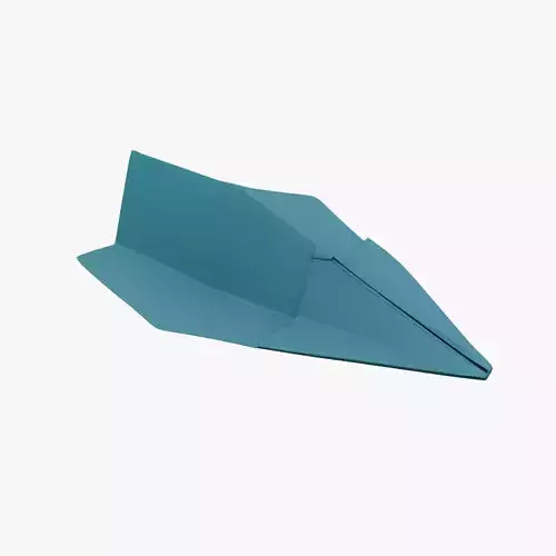 Paper Plane Teal
