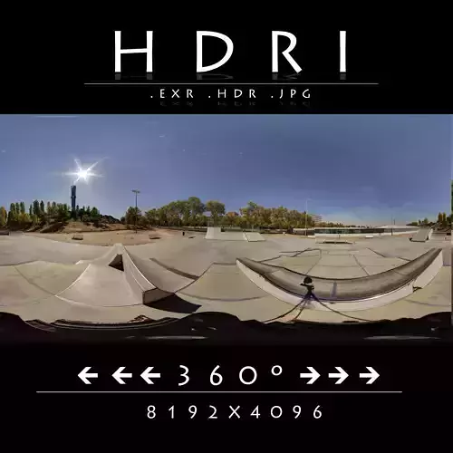 HDR 8 SKATE PARK 3D model