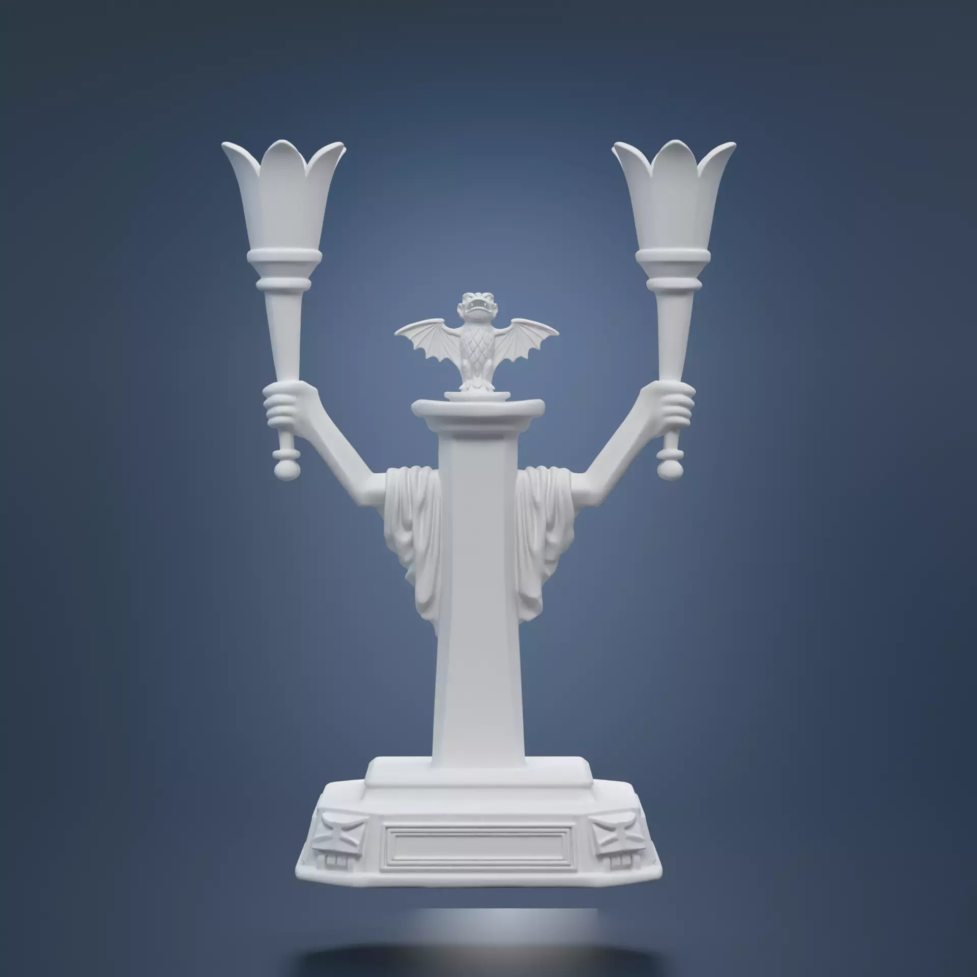 Haunted Mansion Crypt Sconce Candelabra 3D print model