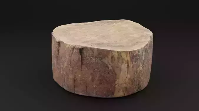 French Wooden Chopping Block